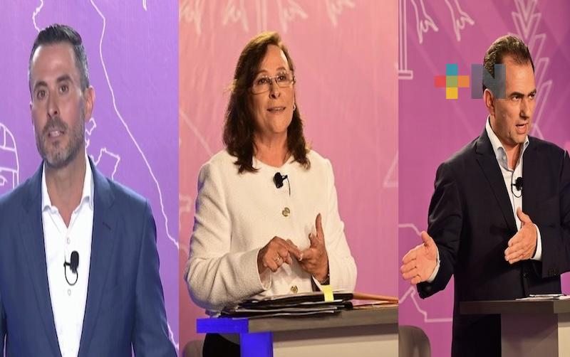 Destaca Nahle sinergia con Sheinbaum en debate, Yunes no menciona a Xóchitl